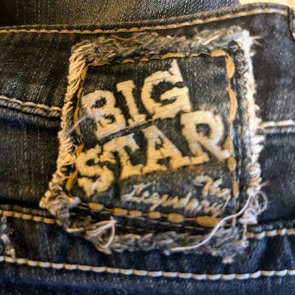 Big Star Jeans Women Size 27 L Casey K Low Rise Fit Western Pants Bootcut Rodeo - Picture 4 of 8